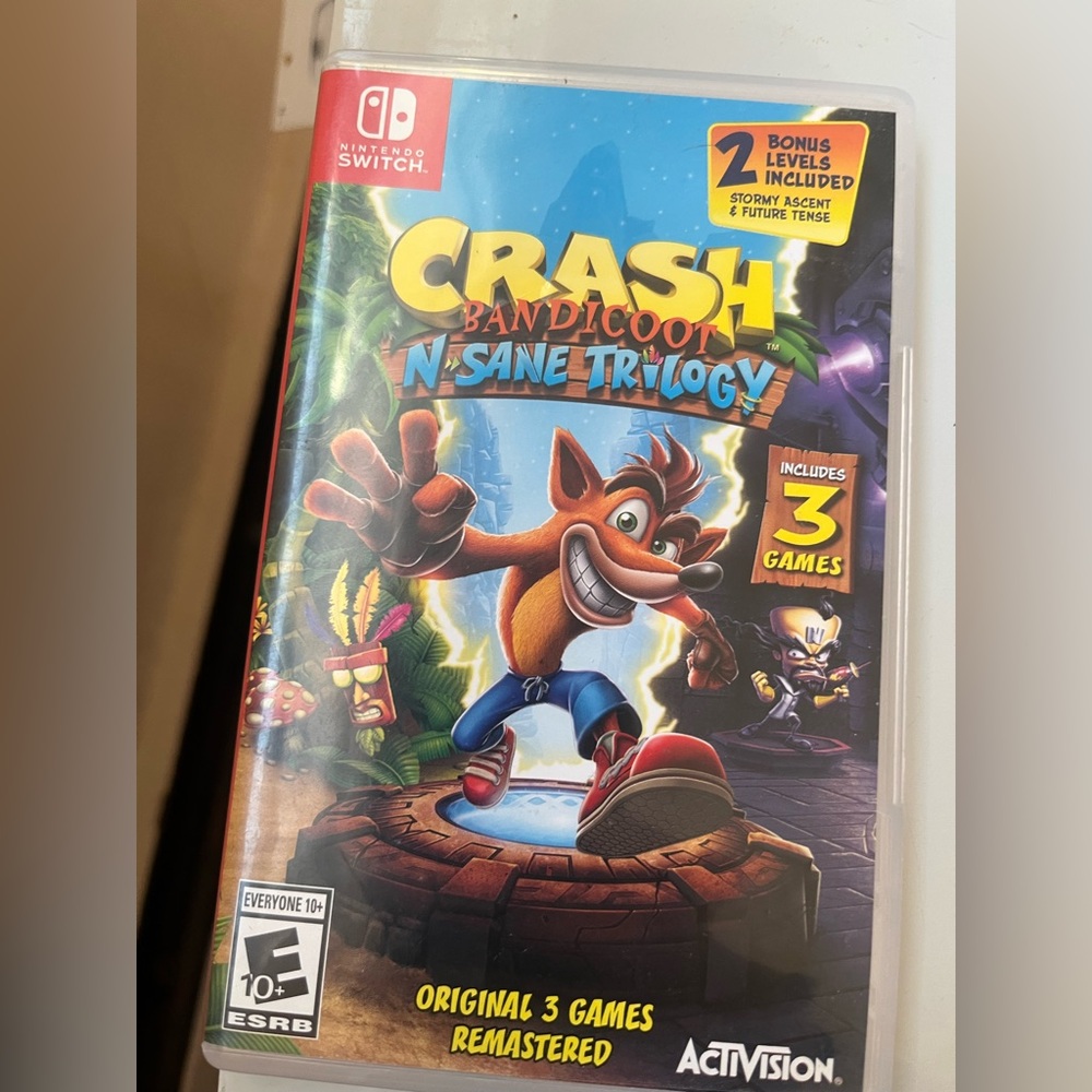 Nintendo Switch Crash Bandicoot N. Sane Trilogy - Orange and Blue